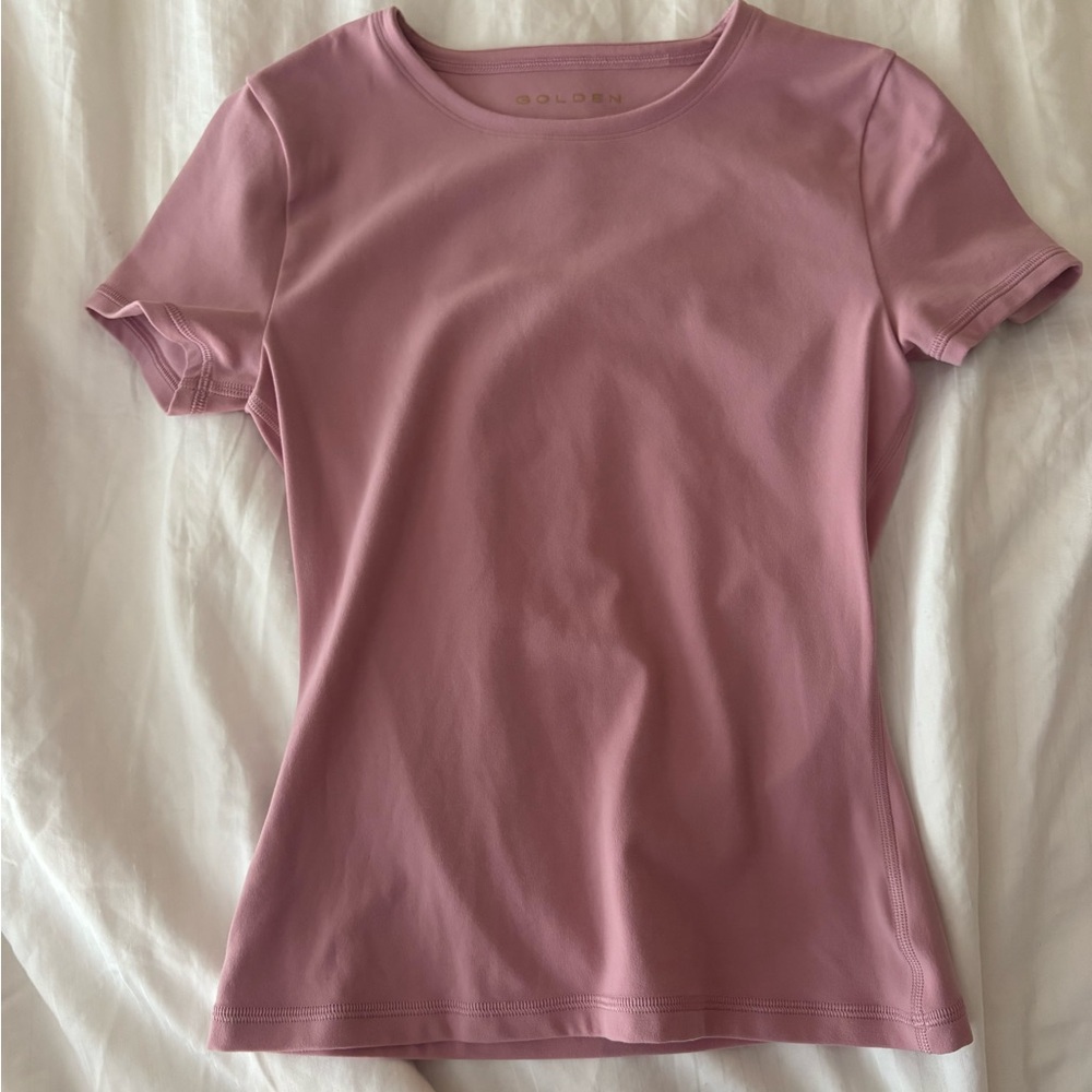 NWOT Aritzia Golden T-shirt in mauve/dusty rose